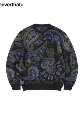 thisisneverthat® Paisley Jacquard Knit Sweater 秋冬男士毛衣