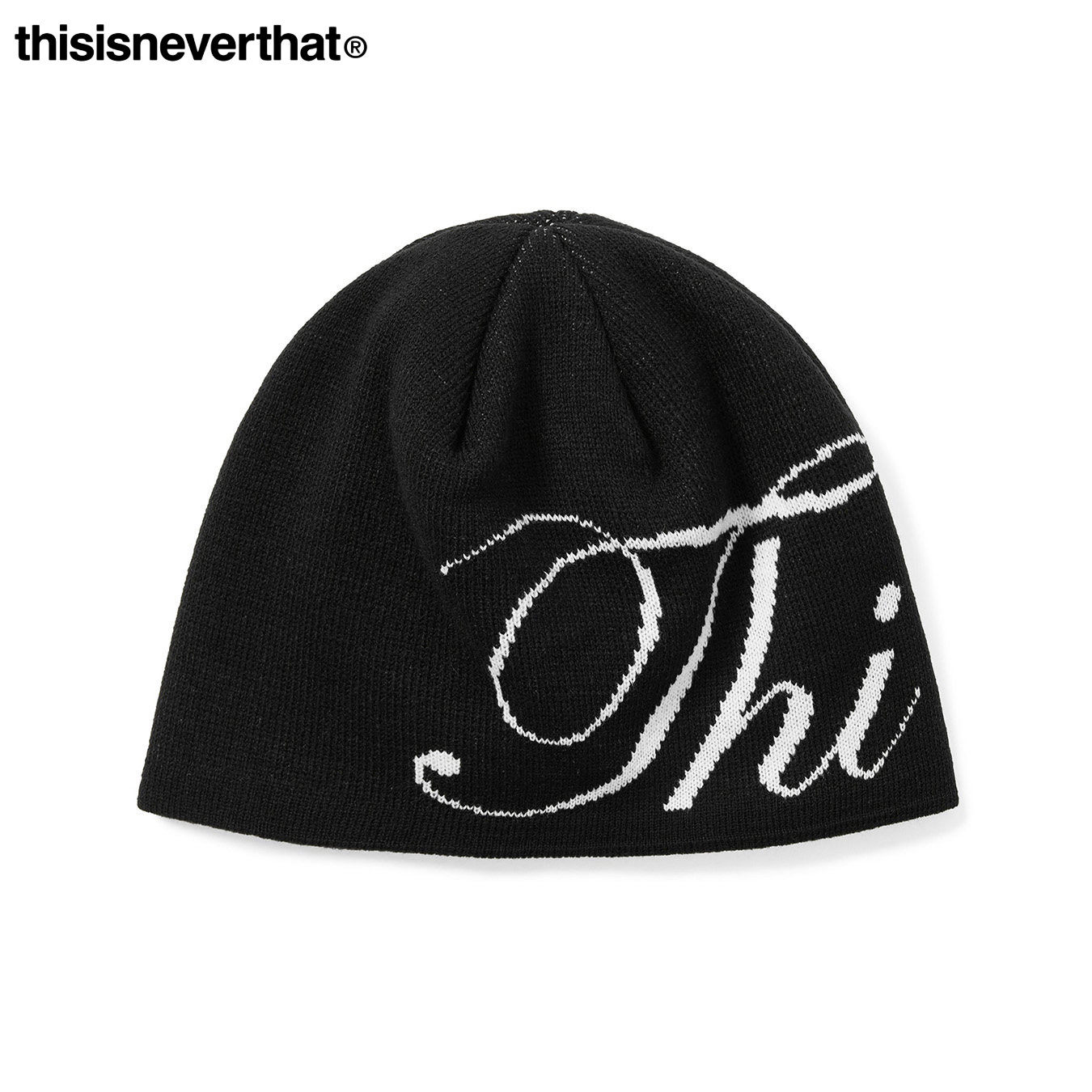 thisisneverthat® Thi Logo No Cuff Beanie 26年秋针织冷帽街头