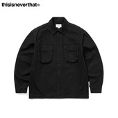 秋冬水洗衬衫 thisisneverthat@ 男女 Shirt 25年新款 Washed Zip