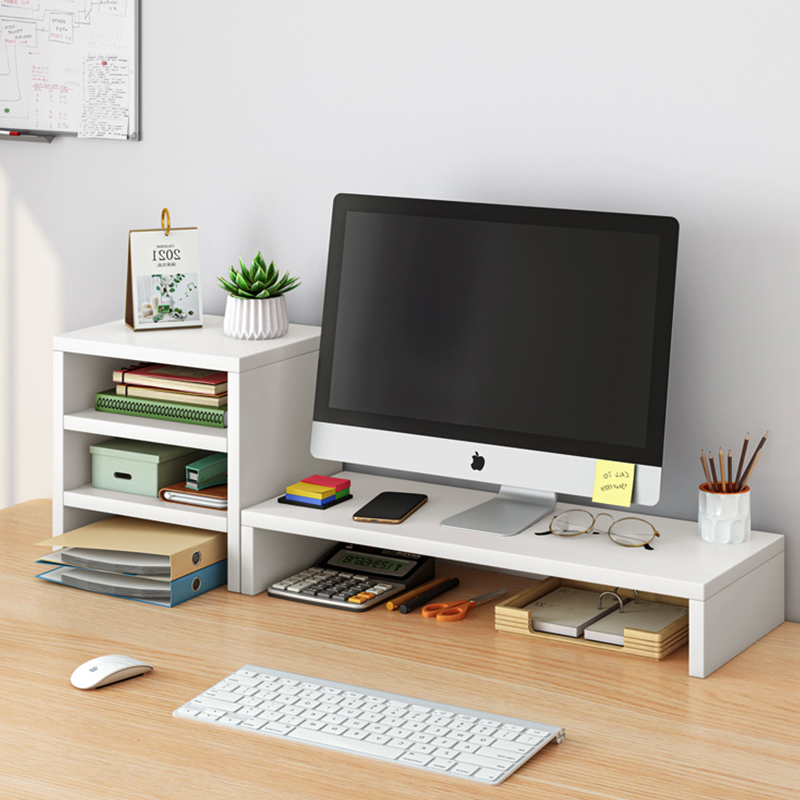 台式电脑增高架办公桌面收纳置物架显示器笔记本底座支架垫高架子