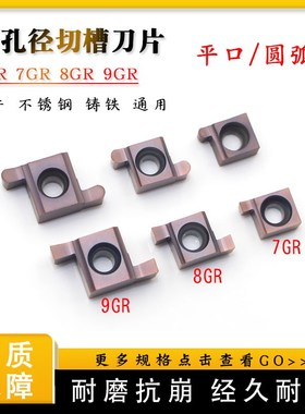 小径切槽刀/小内孔槽刀片6GR/7GR/8GR/9GR/圆弧/平口SNGR抗震刀杆