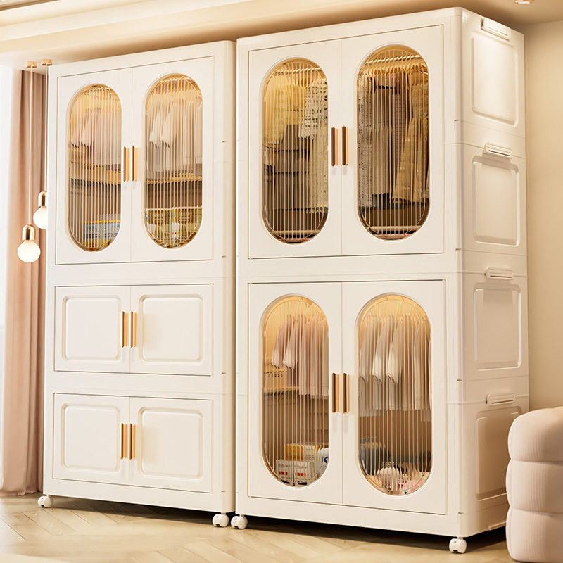 衣柜收纳柜成人宝宝卧室衣橱塑料置物柜可折叠家用衣服儿童储物柜