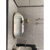 卫间转角浴546镜生室镜椭圆壁挂酒店洗手伸间镜子化妆镜缩