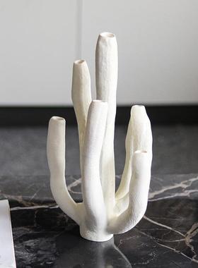 创意异型珊瑚管工艺品装饰品摆件样板间书房现代艺术海洋软装饰品