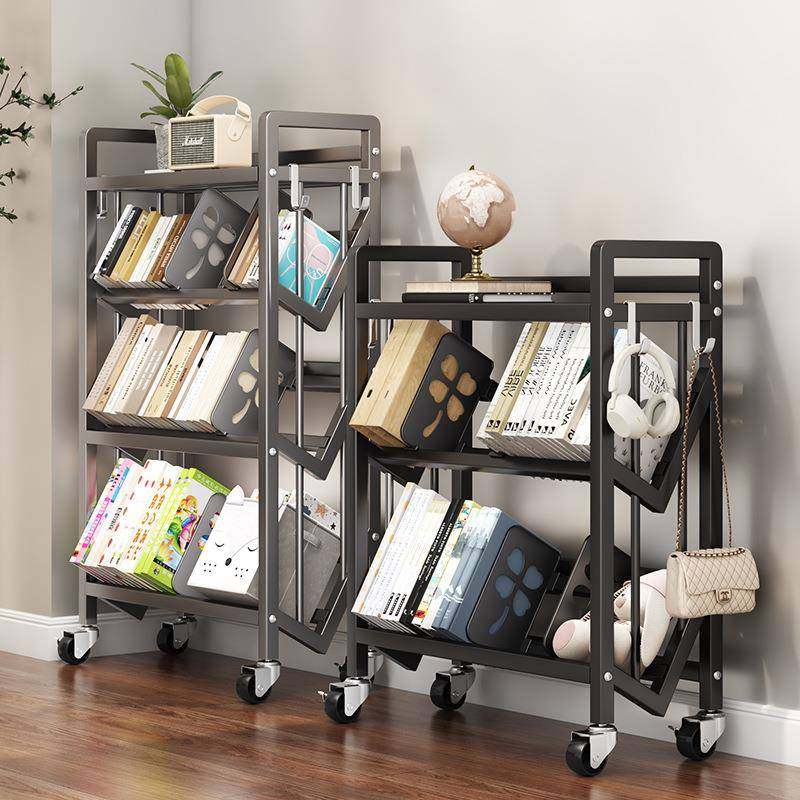 可移动层简易落地钢书架家用多儿童学制生隔板书架书客厅书本收纳,住宅家具,书架,淘宝优惠券,粉丝福利购,淘宝优惠卷