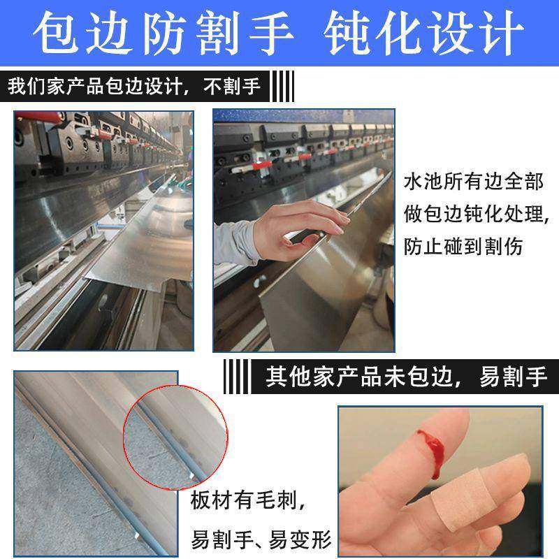 不锈钢水槽用单碗槽双槽洗水商池饭店厨GWR房洗三槽菜洗手家用带