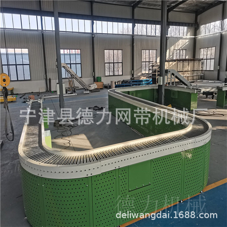 动力滚筒输送线配套90度转弯机不锈钢辊轴自动化输送机