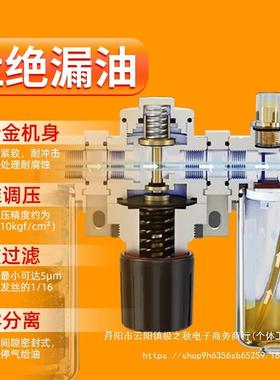油水分12225离器件带自动排气源处理器空压机空气水过三滤器联雾A