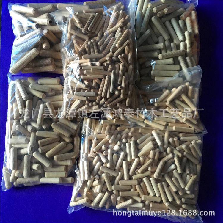 厂家直销荷木直纹斜纹木榫木梢木塞家具连接件桉木实木圆棒