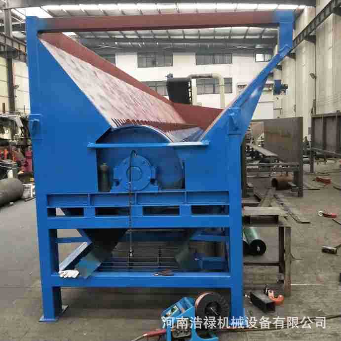 9米槽式双棍木材扒皮机 构树桉树去皮剥皮机 杂木脱皮机
