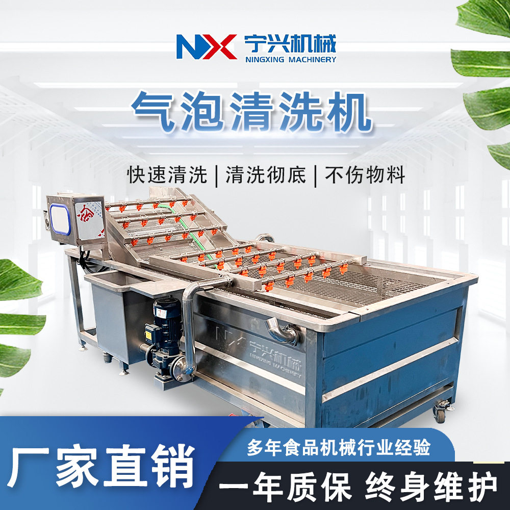宁兴多功能果蔬气泡喷淋清洗机