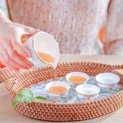 便携式茶具露营车载户外潮汕功夫茶骨瓷快客杯旅行过滤茶杯收纳包