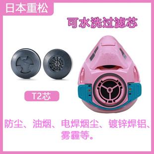 日本重松TW01SC防尘口罩打磨喷漆粉尘防雾霾化工灵巧透气硅胶面具