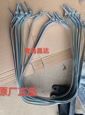 青岛解放悍V天VJH6消音器捆带排气管箍带后处理器捆带螺丝原厂