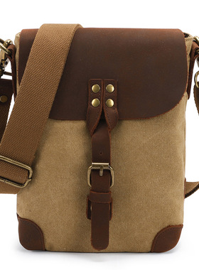 适用佳能 索尼相机包5D4 800D RP R50单反帆布斜跨单肩摄影包 尼康相机包单反7500d7100d3200d5600d90zfc