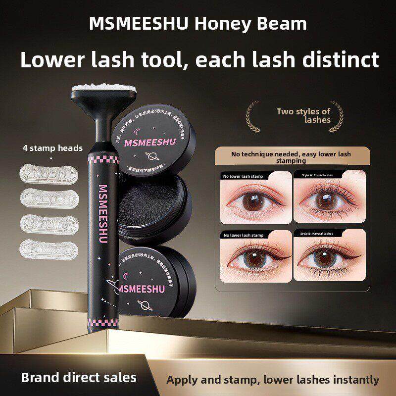 下睫毛密封防水防汗，自然不容易弄脏，彷眼线笔一次打印快干