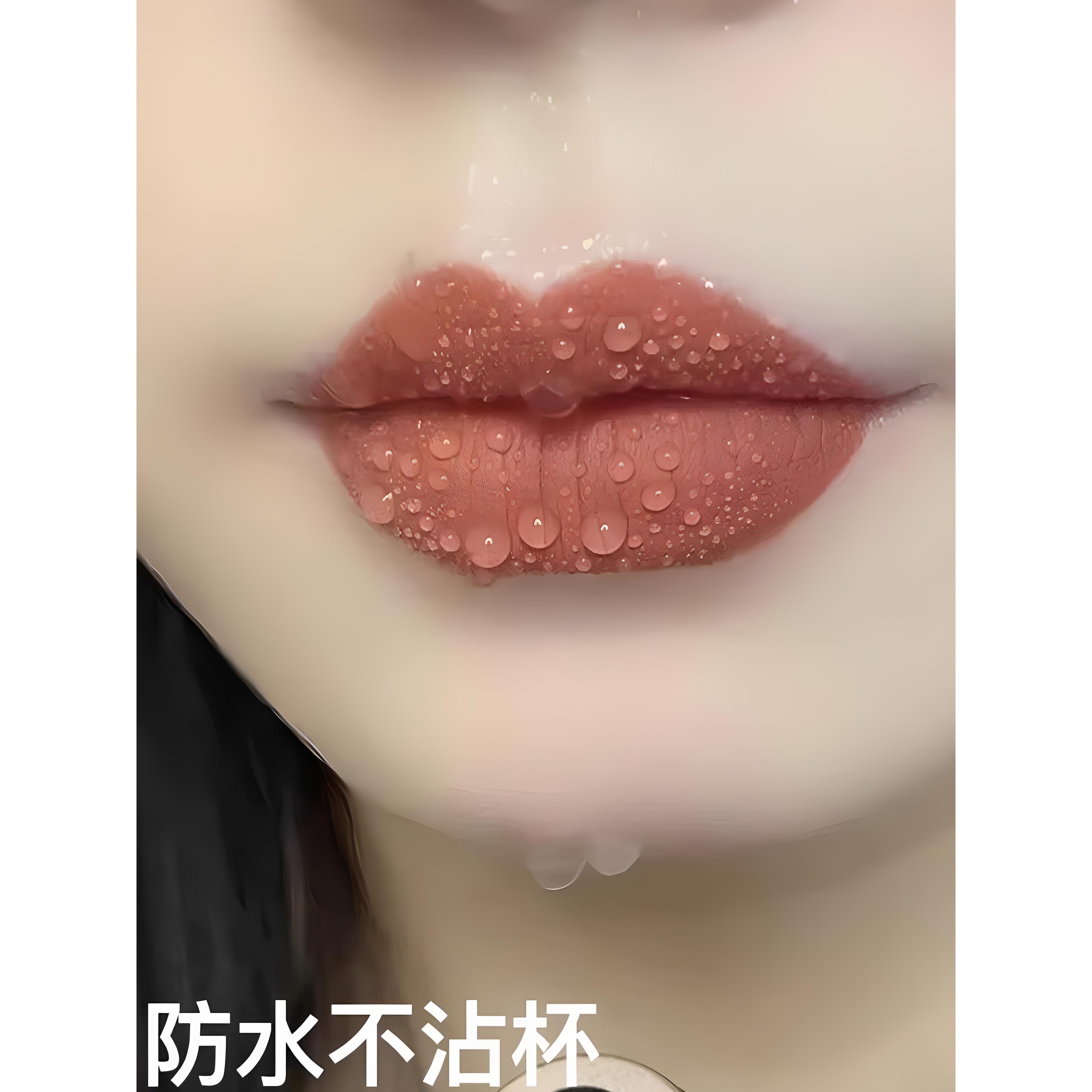 大牌口红雨衣不沾杯不掉色唇釉滋润防水持久正品官方店
