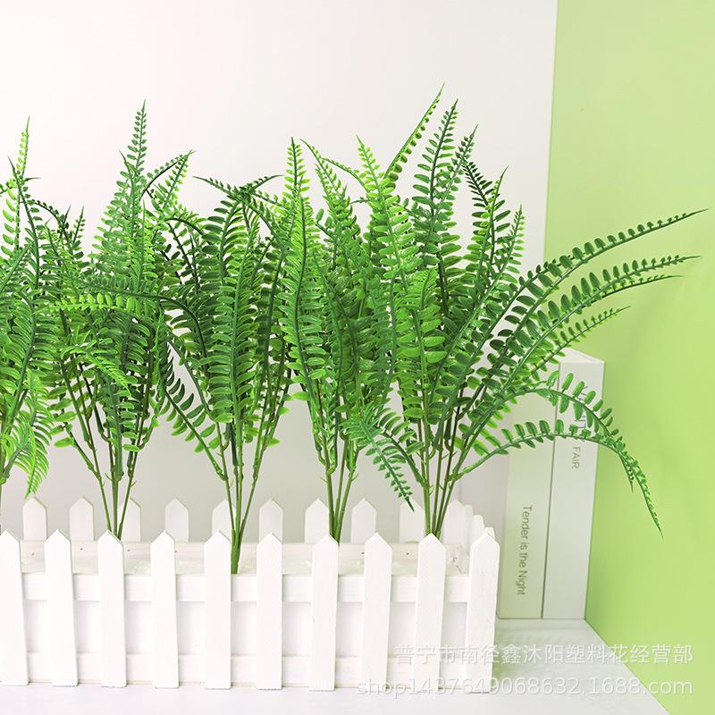 仿真绿植背景墙配饰蕨类植物叶子仿真绿植