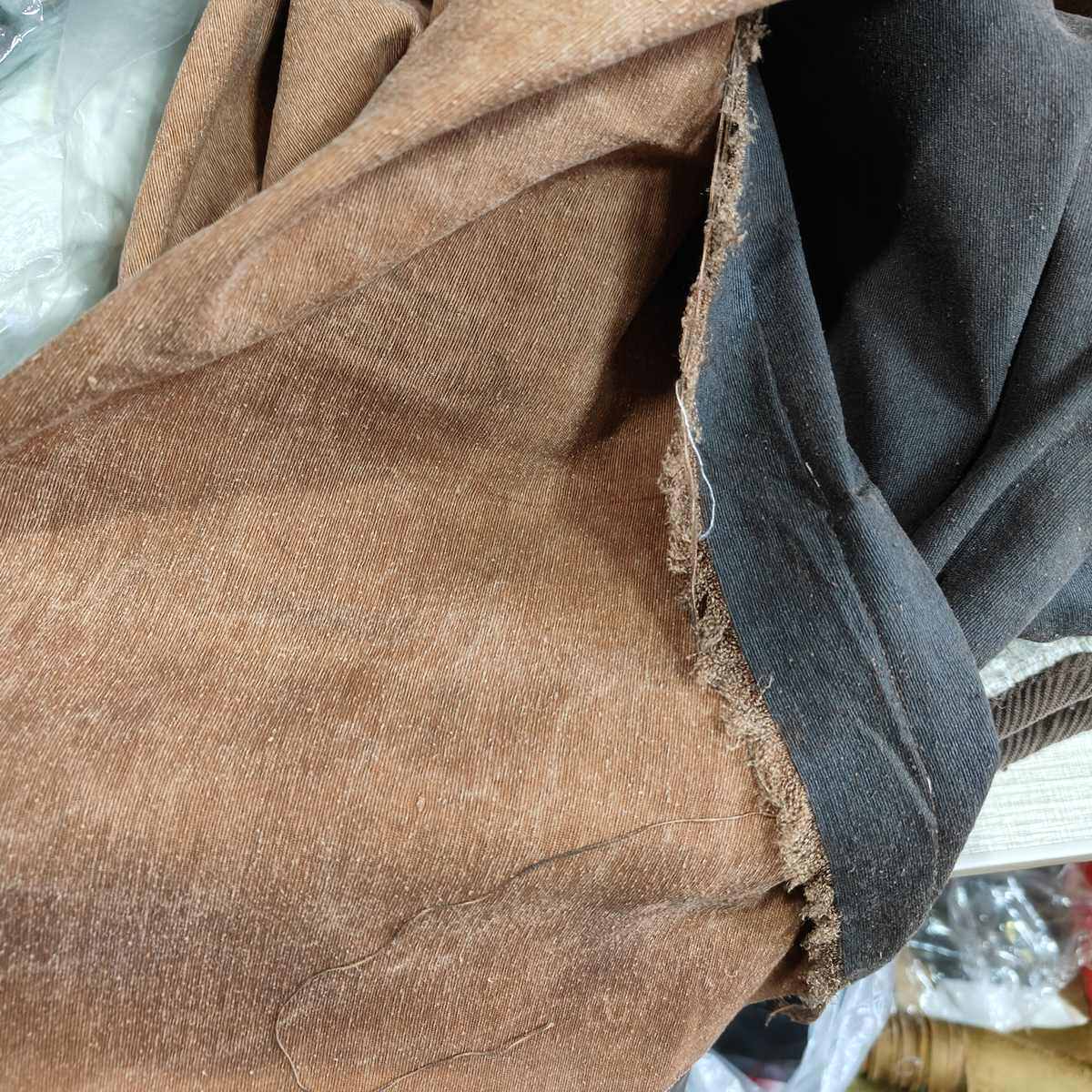 重磅50姆米柞蚕丝老料香云纱布料 原咖色疙瘩绸真丝 古法过泥面料