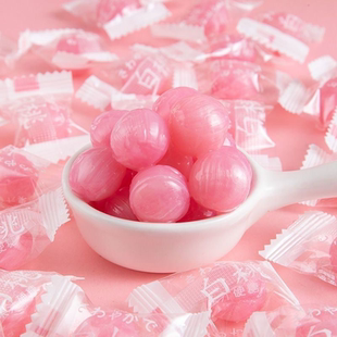 白桃味糖果高颜值ins散装 水果结婚硬糖喜糖网红混合零食批发