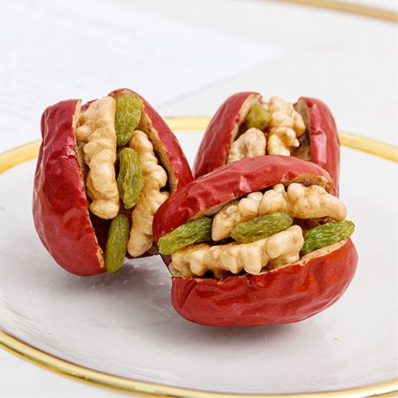 新货枣夹核桃葡萄干1000克 500克 特产核桃枣大枣零食