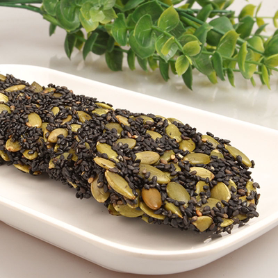 南瓜籽黑芝麻香酥饼咸香味酥脆薄片无添加糖食品孕妇儿童零食