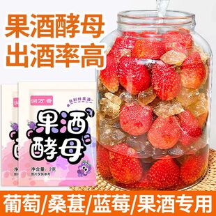 果酒曲子自制水果发酵专用酵母发酵粉果酒袋装发酵更快酸甜可口