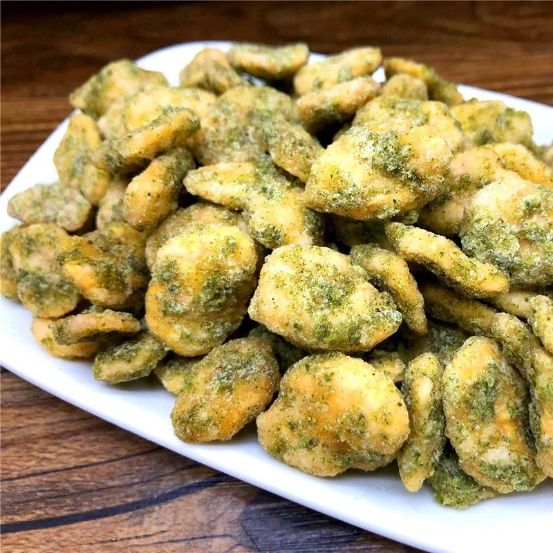 海苔味豆瓣香酥脆蚕豆零食坚果炒货兰花豆休闲小吃250g
