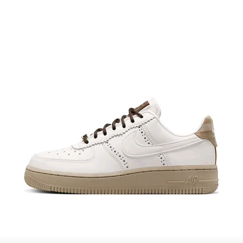 耐克Nike Air Force 1 AF1白浅棕男女空军一号休闲低帮板鞋FV3700