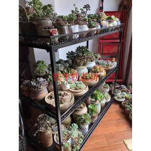 铁牛阳台多层可移动带轮多肉花架阳光房客厅落地花盆架子防雨防晒