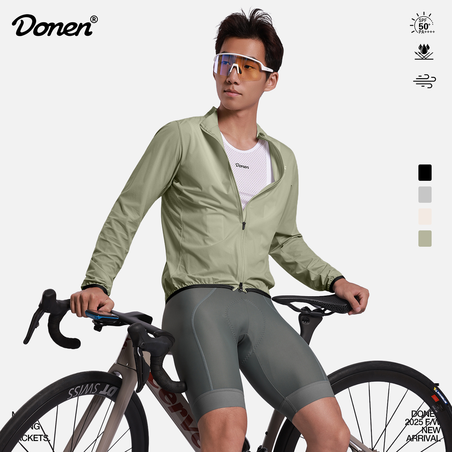 DONEN骑行薄款轻驰风衣四季通用