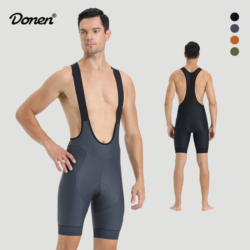 DONEN达恩夏季男款新款骑行背带短裤公路自行车装备骑行短裤透气
