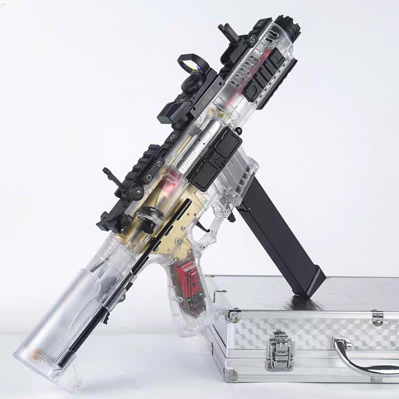 天弓男孩电供软弹儿童ARP9金齿CS水晶枪五代连发透明电动玩具金波