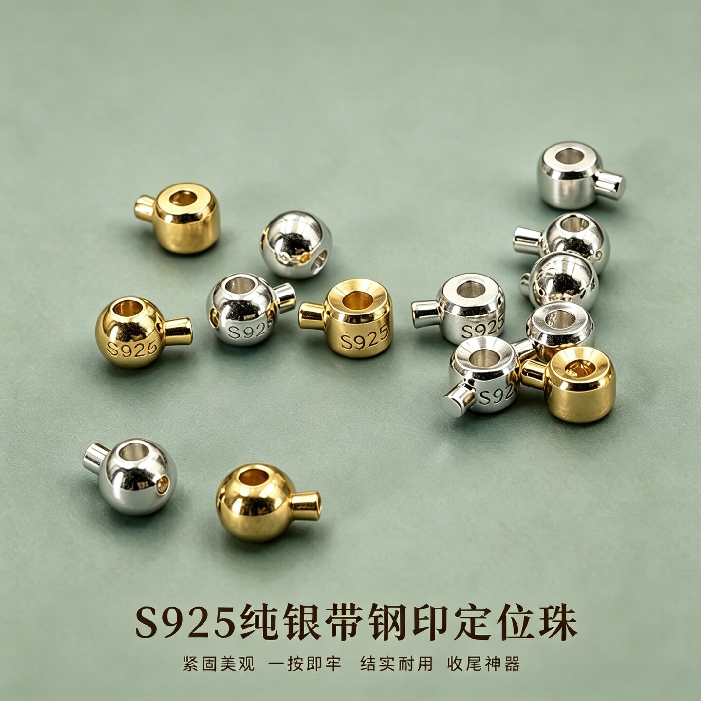 S925纯银高压锅收尾扣配件