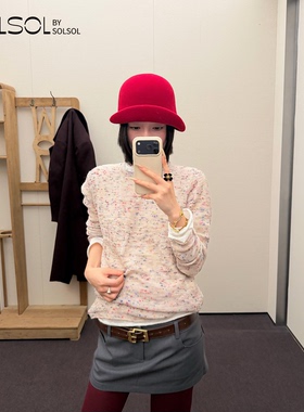 SWAYING/KINT 设计师品牌 26早春新品 彩纱宽松长袖上衣 SOLSOL