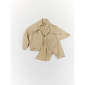 RECTO SOLSOL 围巾裹身休闲纯色短外套 设计师品牌 26早春新款