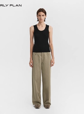 SOLSOLBYSOLSOL YEARLY PLAN设计师品牌 24秋冬经典U型领毛织背心