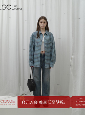 LOW CLASSIC Lc  设计师品牌 25早秋新品 格纹衬衫 SOLSOL
