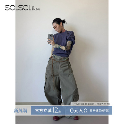 COTEMP 设计师品牌 25早秋新品 艾尔潘多口袋工装裤  SOLSOL