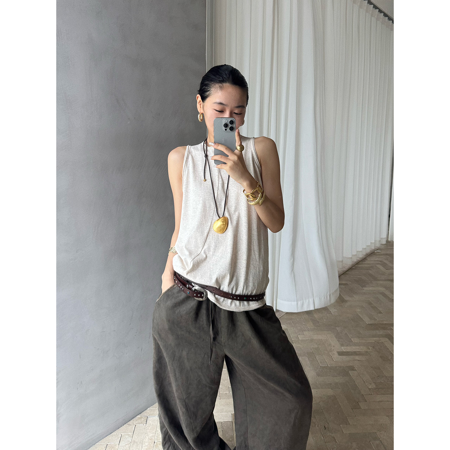 VIKTORIACHAN无袖背心