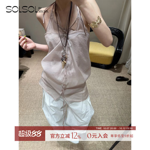 LOW CLASSIC 设计师品牌 25春夏新款 解构多穿无袖上衣 SOLSOL