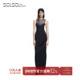 OUDE SOLSOL 垂坠拼接优雅连衣裙 WAAG 设计师品牌26春夏新品