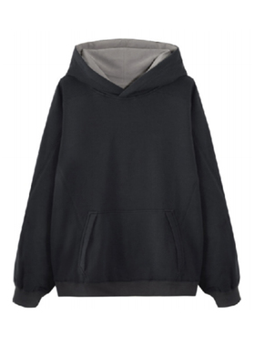 SOLSOLBYSOLSOL STRUCTURA设计师品牌24秋冬新款双面连帽分割卫衣