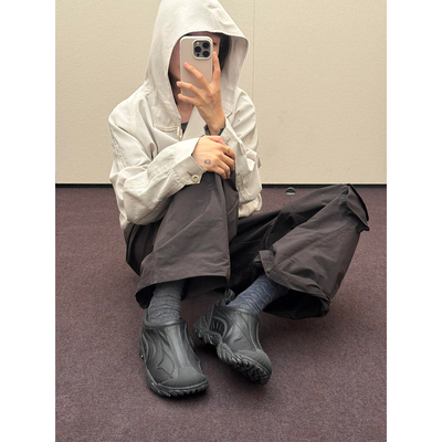 NEBLIT男女休闲撞色赛车鞋/拖鞋