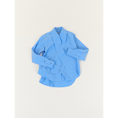 设计师品牌 26早春新款 可拆卸围巾棉质衬衫 RECTO 上衣 SOLSOL