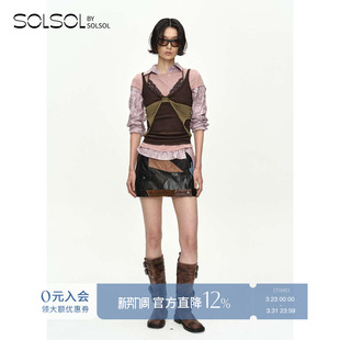 倒置分层T恤SOLSOL买手店 26春夏新品 ANDERSSON BELL设计师品牌