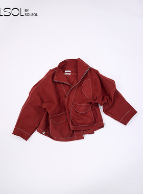 PRONOUNCE 设计师品牌25秋冬新款明线细节城市猎装夹克外套SOLSOL