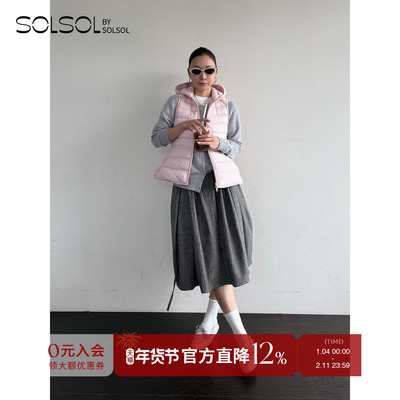 SYUGNA秋冬小公主马甲羽绒外套女