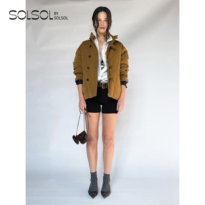 COTEMP 设计师品牌  25秋冬新品 纯色立领史杜克羽绒外套 SOLSOL