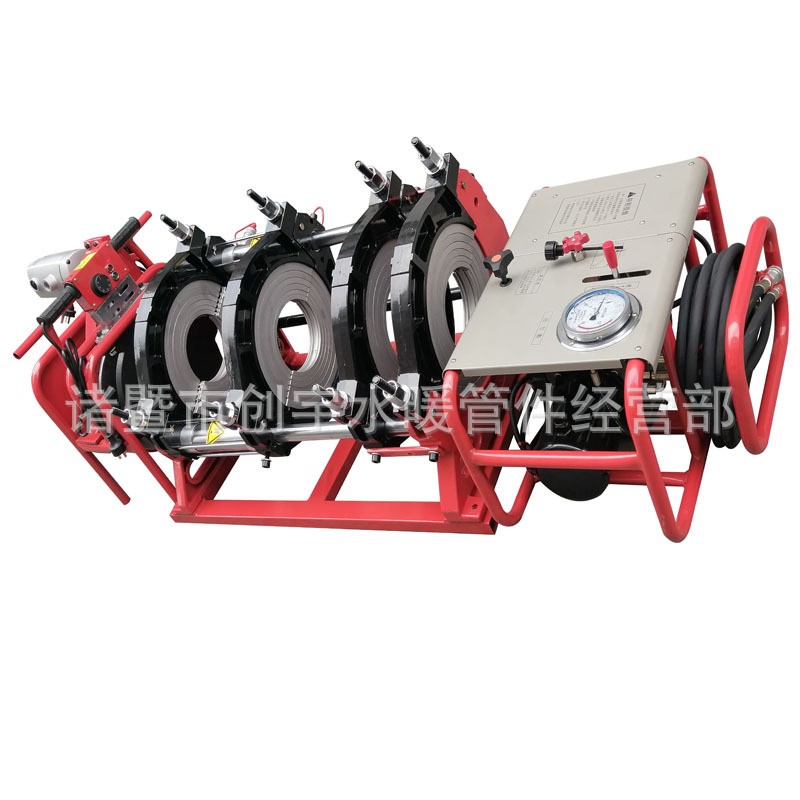 大口径160PE液压对接机200塑料管半自动对焊机315热熔焊管机